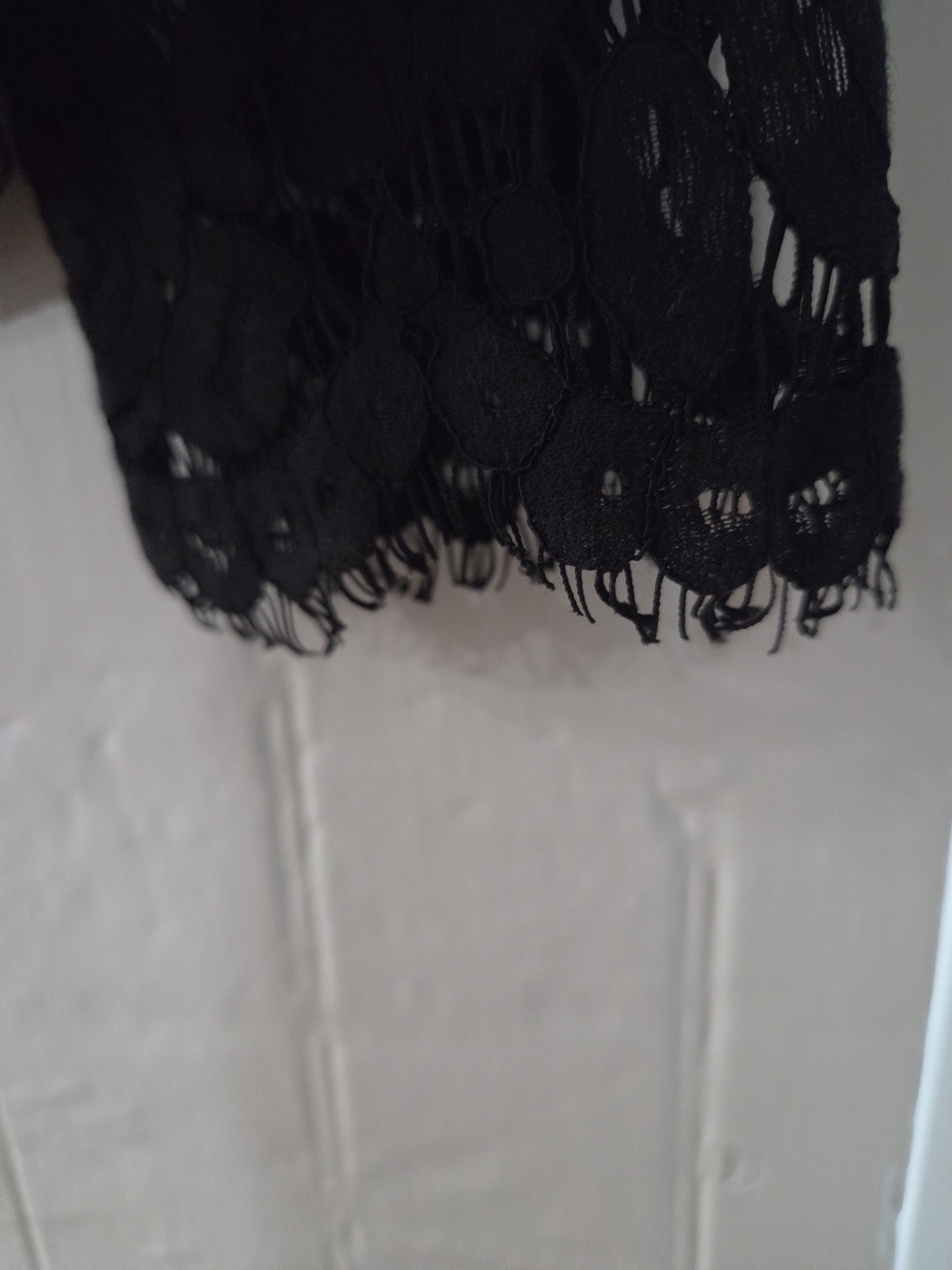 Torrid Black Lace Open-Front Blazer Jacket - Picture 4 of 6